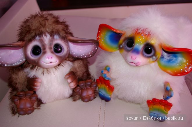 Мульфов много не бывает — Игрушки в смешанной технике (мех и глина): Арт (фото 4)