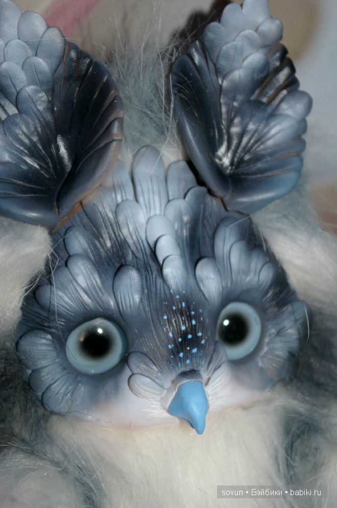 Мульфов много не бывает — Игрушки в смешанной технике (мех и глина): Арт