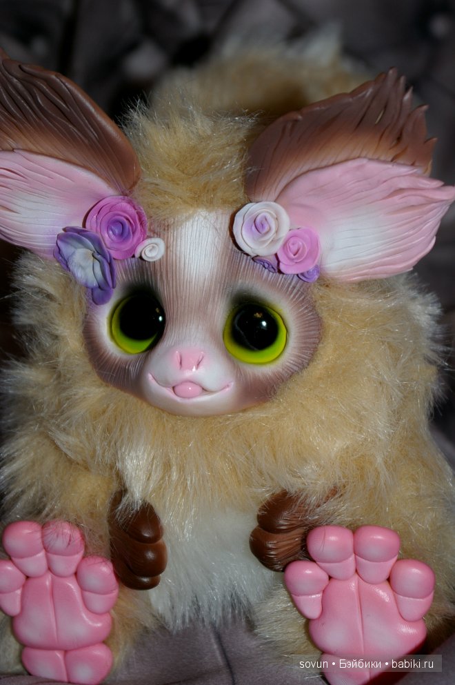 Мульфов много не бывает — Игрушки в смешанной технике (мех и глина): Арт