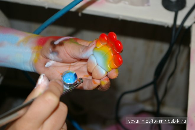 Мульфов много не бывает — Игрушки в смешанной технике (мех и глина): Арт