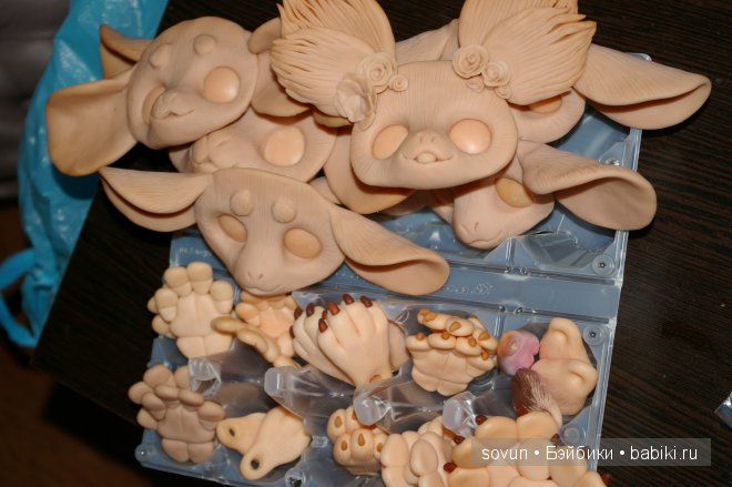 Мульфов много не бывает — Игрушки в смешанной технике (мех и глина): Арт