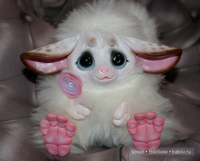 Мульфов много не бывает — Игрушки в смешанной технике (мех и глина): Арт