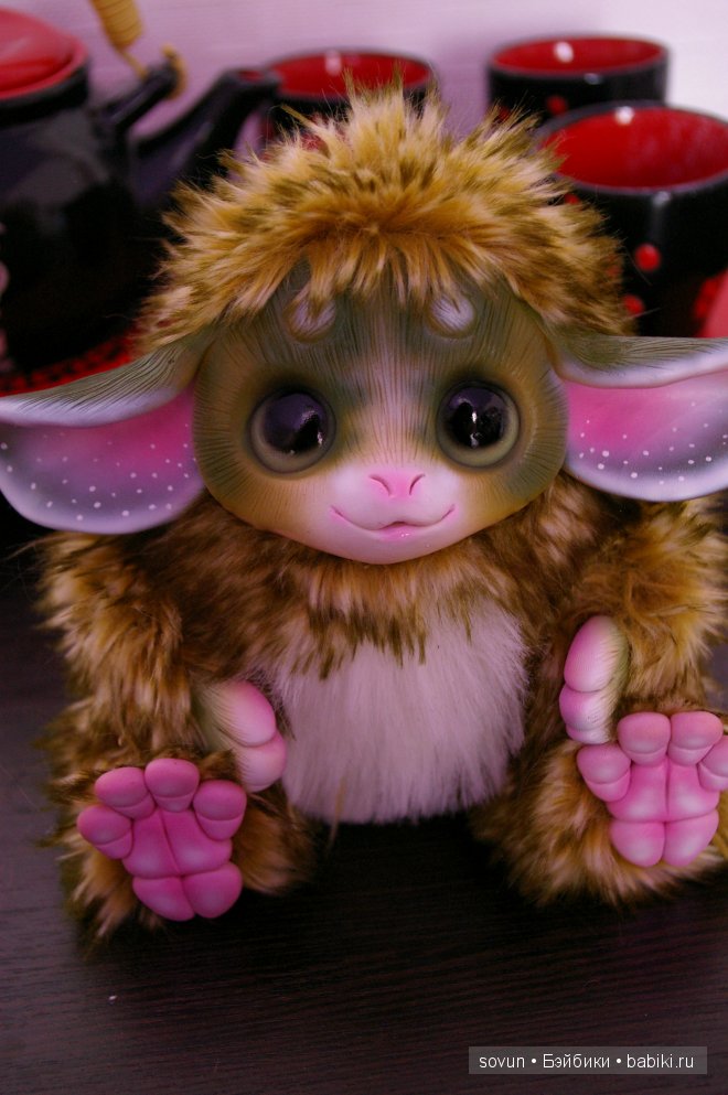 Мульфов много не бывает — Игрушки в смешанной технике (мех и глина): Арт