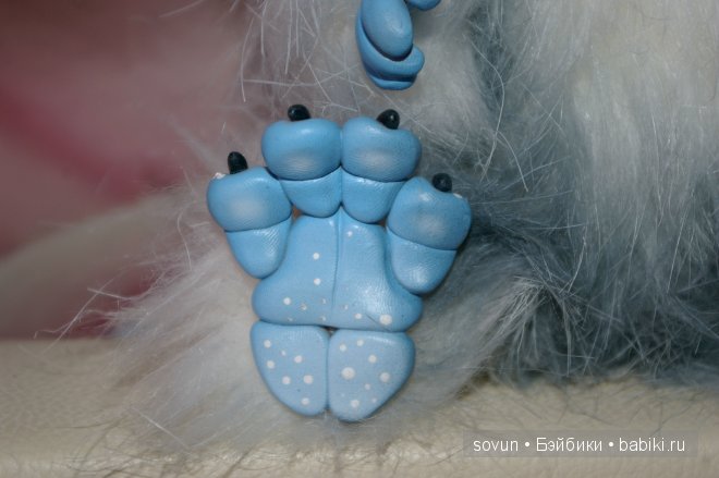 Мульфов много не бывает — Игрушки в смешанной технике (мех и глина): Арт