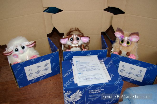 Первый стоячий мульф — Игрушки в смешанной технике (мех и глина): Арт (фото 6)