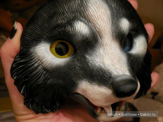 Волк Люцик. Игрушка ручной работы