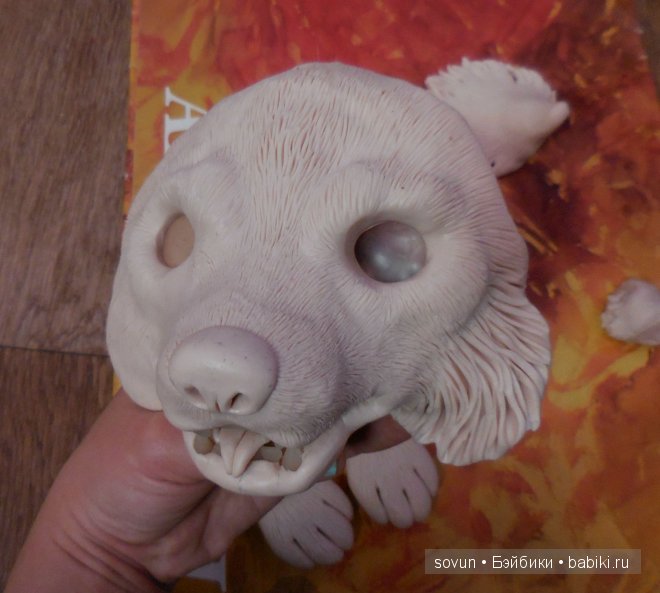 Волк Люцик. Игрушка ручной работы