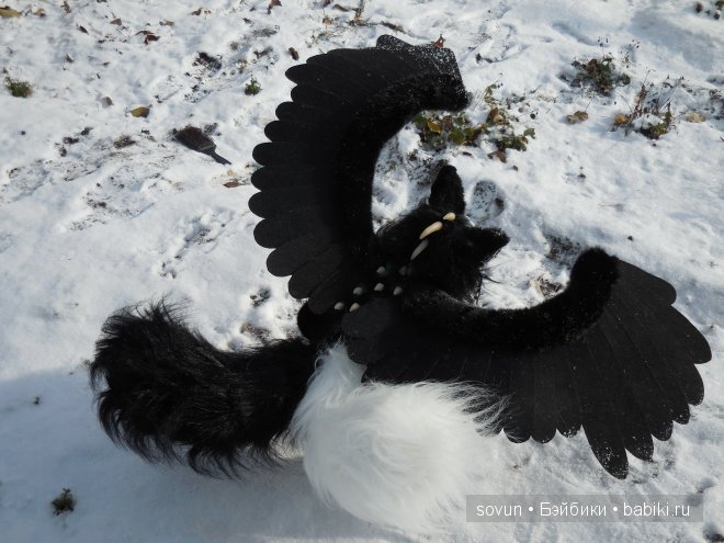 Волк Люцик. Игрушка ручной работы (фото 4)