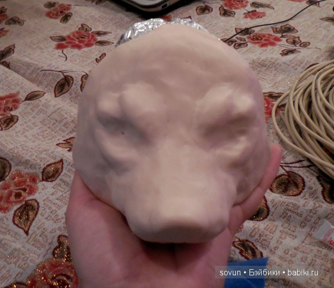 Волк Люцик. Игрушка ручной работы (фото 10)