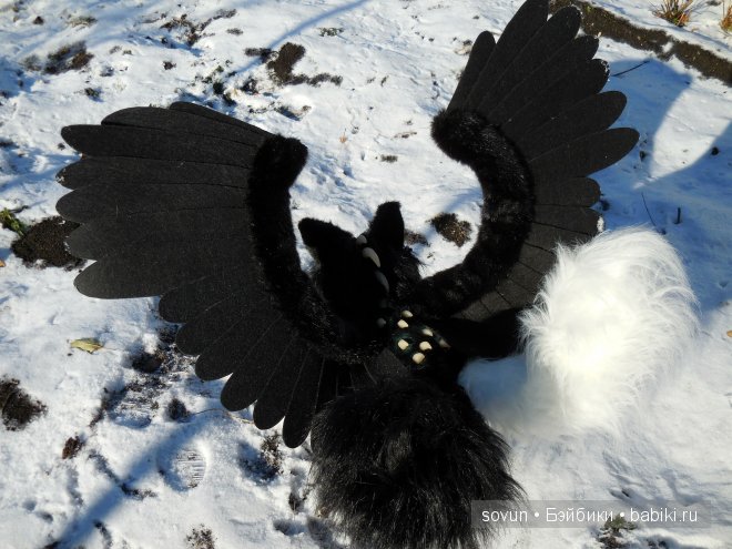 Волк Люцик. Игрушка ручной работы (фото 9)