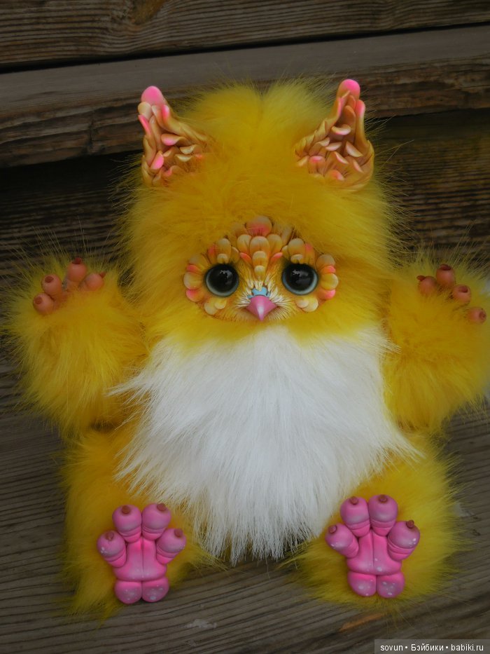 Мульфы и прочие — Игрушки в смешанной технике (мех и глина): Арт