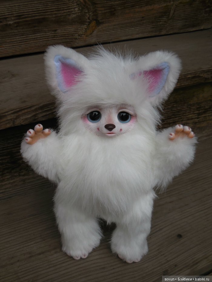 Мульфы и прочие — Игрушки в смешанной технике (мех и глина): Арт (фото 8)