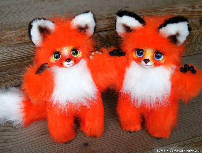 Мульфы и прочие — Игрушки в смешанной технике (мех и глина): Арт (фото 9)