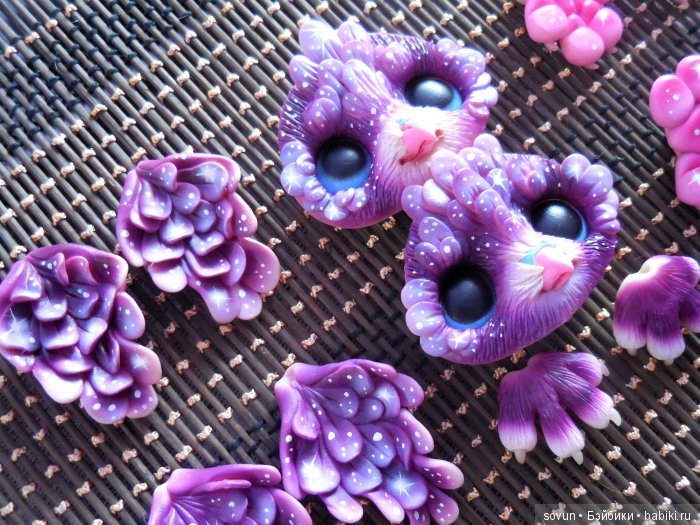 Мульфы и прочие — Игрушки в смешанной технике (мех и глина): Арт