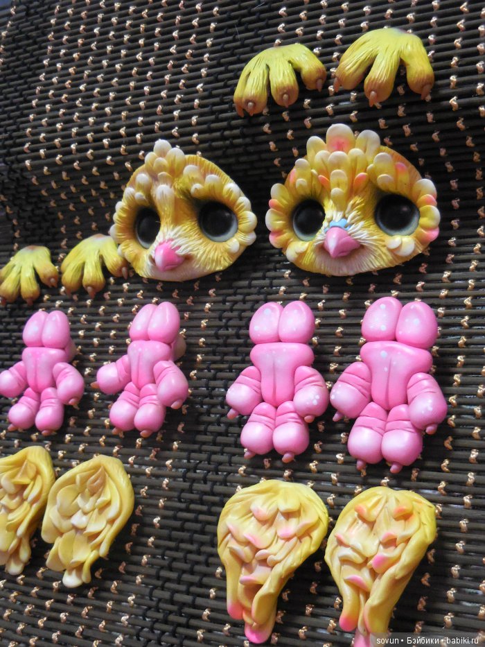 Мульфы и прочие — Игрушки в смешанной технике (мех и глина): Арт