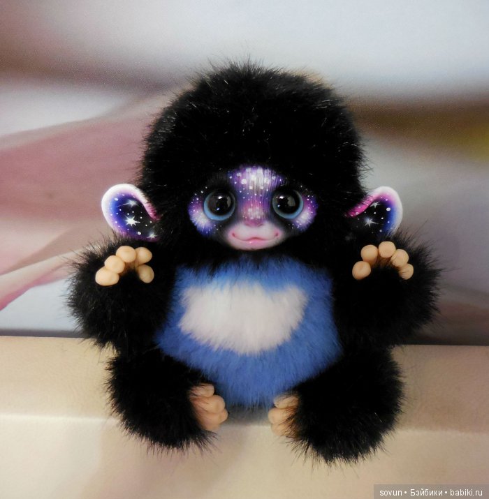 Мульфы и прочие — Игрушки в смешанной технике (мех и глина): Арт (фото 6)