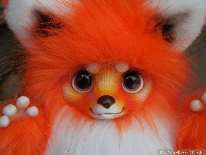 Мульфы и прочие — Игрушки в смешанной технике (мех и глина): Арт (фото 10)