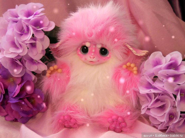 Мульфы и прочие — Игрушки в смешанной технике (мех и глина): Арт (фото 5)