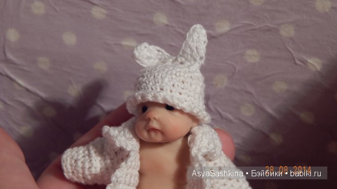 Зайку бросила хозяйка. Мини кукла (фото 5)