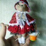 Авторская кукла Красная Шапочка