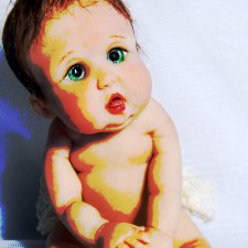 Моя Надюша. Авторская кукла ООАК