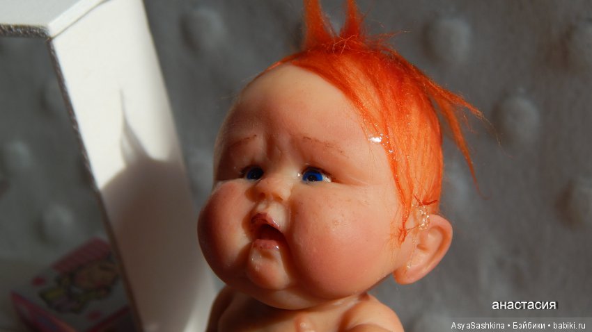 В тазике. Авторская кукла Аси Сашкиной (фото 7)