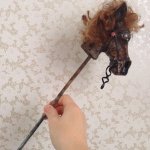 Лошади моими глазами или рождение лошадки на палочке