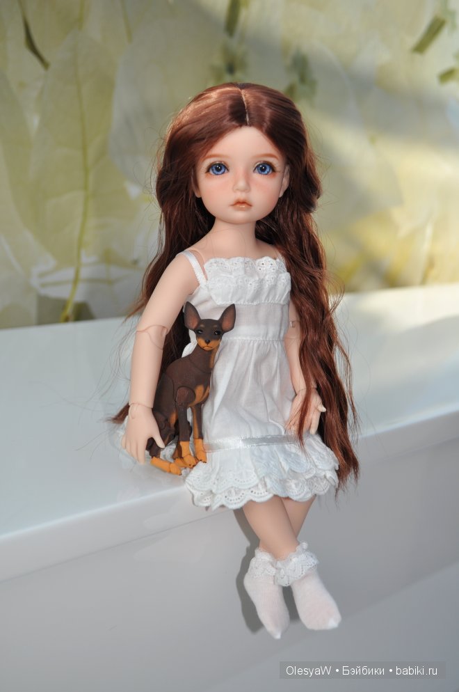 Все лучшее детям... четвероногий дружок для Элин. БЖД собака - Elleo Dolls (фото 3)