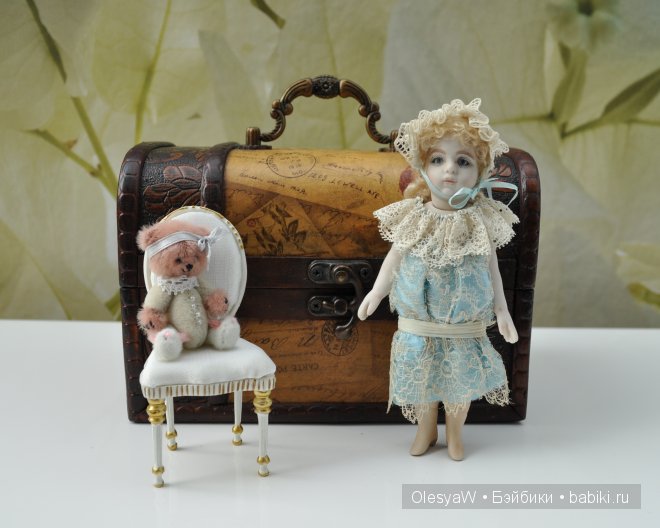 Неожиданное увлечение... фарфоровая кукла Миньонетта, Mignonette | Бэйбики Неожиданное увлечение... фарфоровая кукла Миньонетта, Mignonette (фото 2)