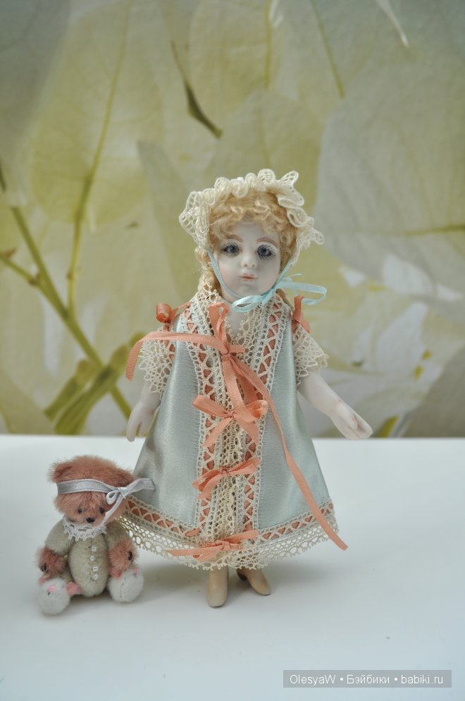 Неожиданное увлечение... фарфоровая кукла Миньонетта, Mignonette | Бэйбики Неожиданное увлечение... фарфоровая кукла Миньонетта, Mignonette (фото 4)