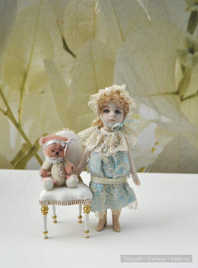 Неожиданное увлечение... фарфоровая кукла Миньонетта, Mignonette | Бэйбики Неожиданное увлечение... фарфоровая кукла Миньонетта, Mignonette (фото 3)