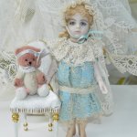 Неожиданное увлечение... фарфоровая кукла Миньонетта, Mignonette