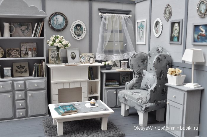 Домик-диорама для кукол — Одежда и обувь для кукол BJD (БЖД): 1/3 (фото 2)