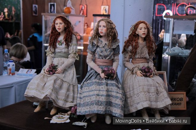 Отчет по шарнирным куклам с выставки "Весенний бал" на Ветошном 2014