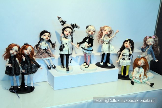 Отчет по шарнирным куклам с выставки "Весенний бал" на Ветошном 2014