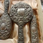 Старинный серебряный набор , покупала для антикварной куклы