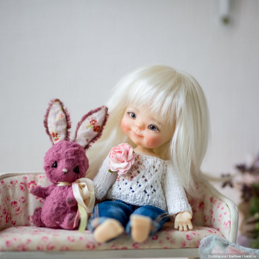 Ягодный зайка и куколки — Куклы Meadow dolls (Медовушки): BJD (БЖД) (фото 2)