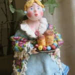 Куклы из солёного теста Валентины Петруниной