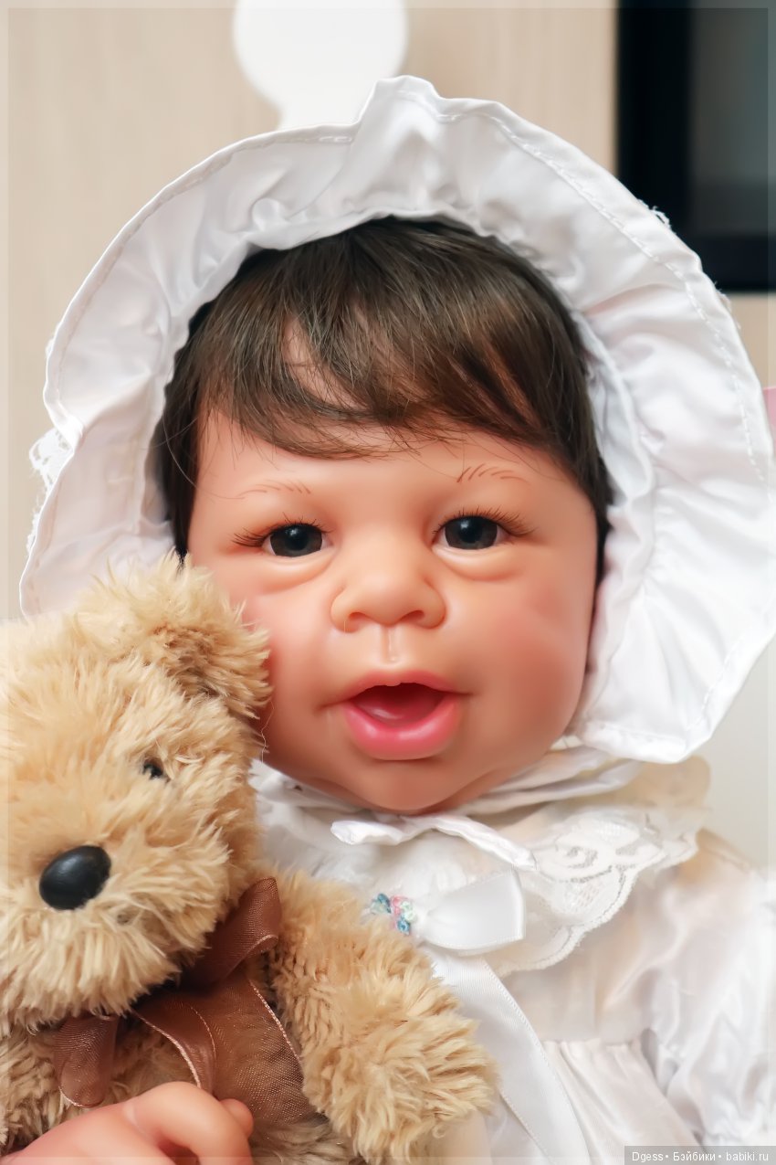 African-American и Buddy Bear (light skin) от Lee Middleton dolls (фото 8)