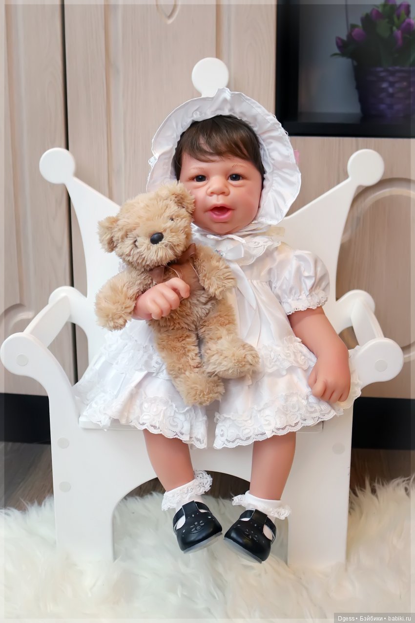 African-American и Buddy Bear (light skin) от Lee Middleton dolls (фото 7)