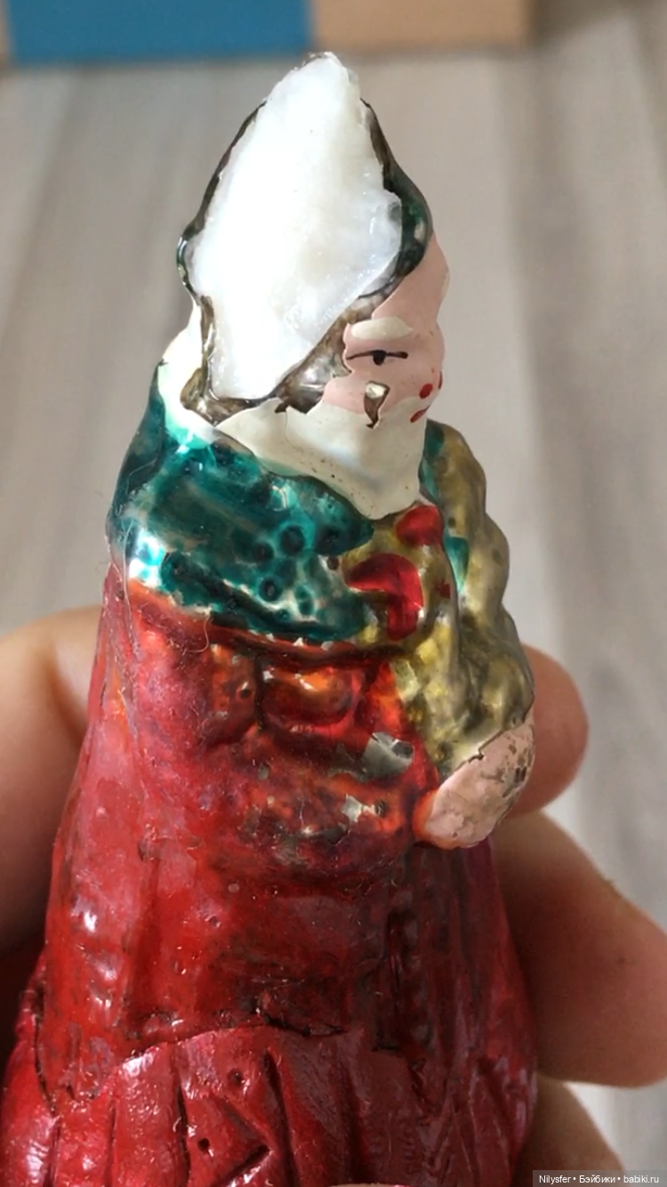 Восстановление разбитой ёлочной игрушки. Часть третья