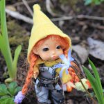 Марселька на прогулке