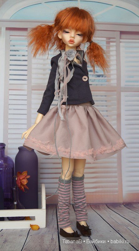 Этюд в сиреневых тонах. Куклы DiM и DollZone (фото 5)