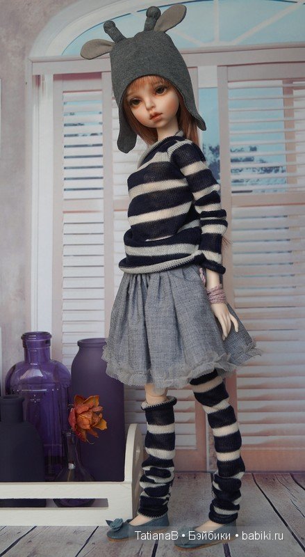 Этюд в сиреневых тонах. Куклы DiM и DollZone (фото 2)