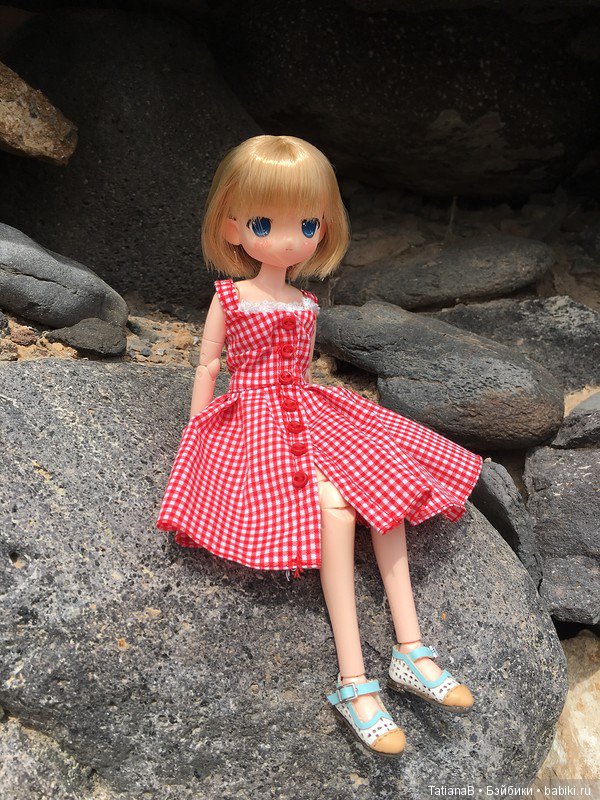 Куклы mamachapp на отдыхе. У синего моря (фото 4)