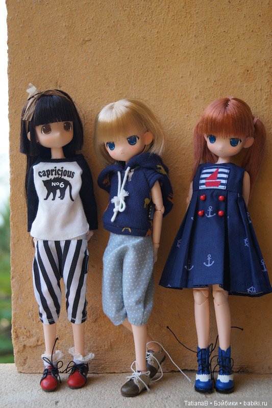 Куклы mamachapp на отдыхе. У синего моря