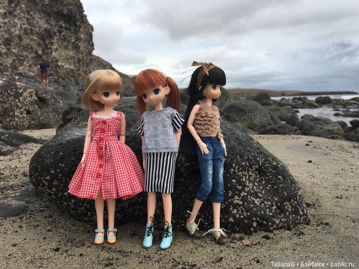 Куклы mamachapp на отдыхе. У синего моря (фото 3)