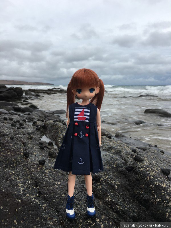 Куклы mamachapp на отдыхе. У синего моря (фото 5)