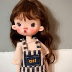 Парик для кукол с объемом головы 17-17,5 см