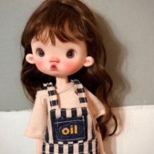 Парик для кукол с объемом головы 17-17,5 см